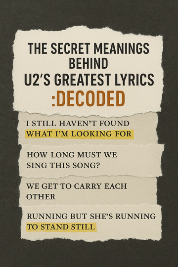 The Secret Meanings Behind U2’s Greatest Lyrics: Decoded