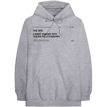 The 1975 Unisex Pullover Hoodie: ABIIOR Version 2. (Grey)