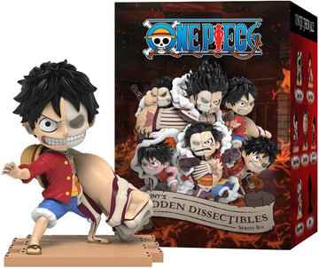 Mighty Jaxx Hidden Dissectibles: One Piece Series 6 (Luffy Gears Edition) - Blind Box Collectible Figurines