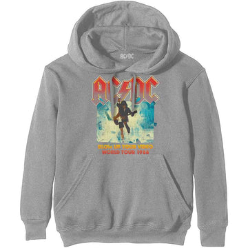 AC/DC Unisex Pullover Hoodie: Blow Up Your Video (Grey)