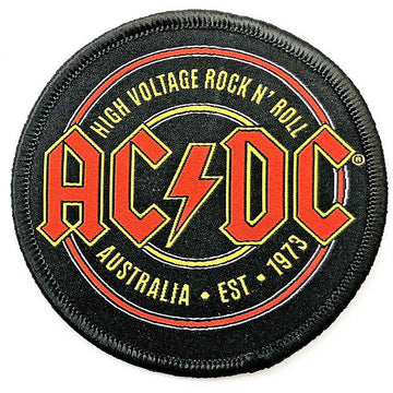 AC/DC Circular Standard Patch: Est. 1973