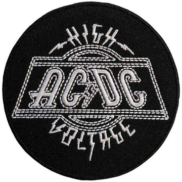 AC/DC Circular Standard Patch: High Voltage