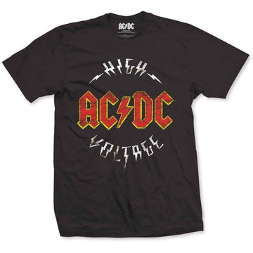 AC/DC Unisex T-Shirt: High Voltage (Black)