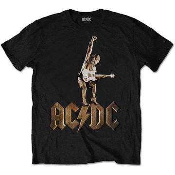 AC/DC Unisex T-Shirt: Angus Statue (Black)