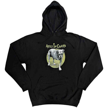 Alice In Chains Unisex Pullover Hoodie: Three-Legged Dog (Black)