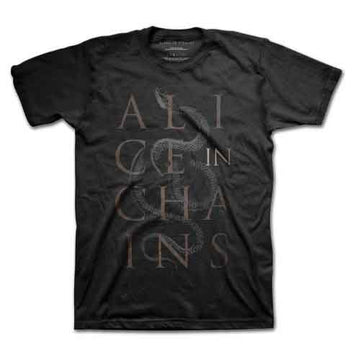 Alice In Chains Unisex T-Shirt: Snakes (Black)