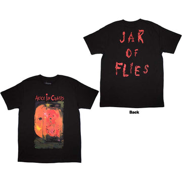 Alice In Chains Unisex T-Shirt: Jar of Flies (Black) (Back Print)