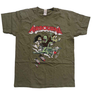 Airbourne Unisex T-Shirt: Nitro (Grey)