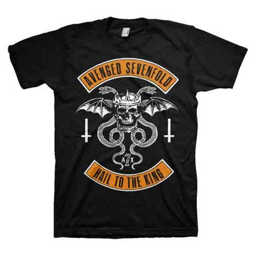 Avenged Sevenfold Unisex T-Shirt: Hail to the King (Black)
