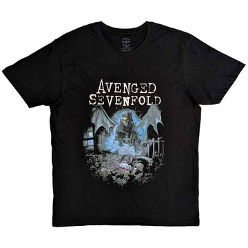 Avenged Sevenfold Unisex T-Shirt: Recurring Nightmare (Black)