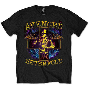 Avenged Sevenfold Unisex T-Shirt: Stellar (Black)