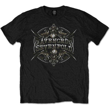 Avenged Sevenfold Unisex T-Shirt: Reflections (Black)