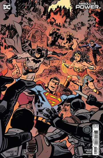 DC Comics - Absolute Power #1 - Cover E Chris Samnee Variant