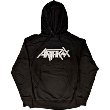 Anthrax Unisex Pullover Hoodie: Logo (Black)