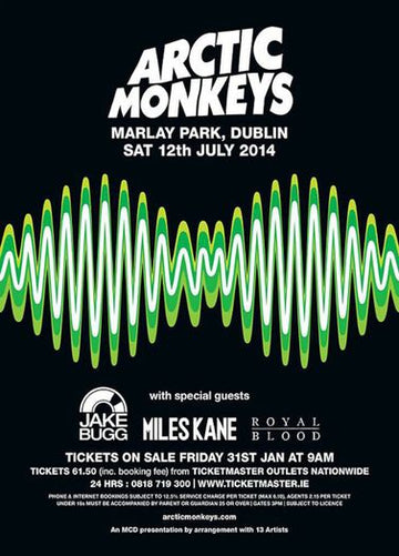 Arctic Monkeys - Dublin 2014 - Mini Poster