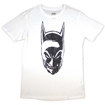 DC Comics Unisex T-Shirt: Batman - Snarl (White)