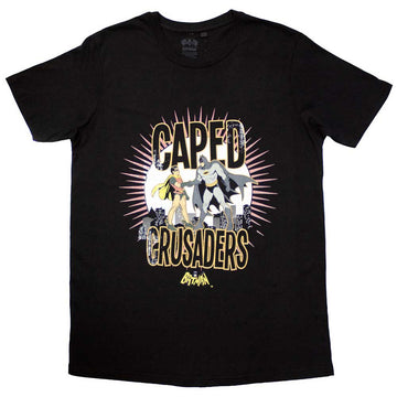 DC Comics Unisex T-Shirt: Batman Caped Crusaders (Black)