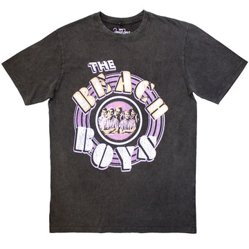 The Beach Boys Unisex Stone Wash T-Shirt: Vintage Photo (Charcoal Grey)
