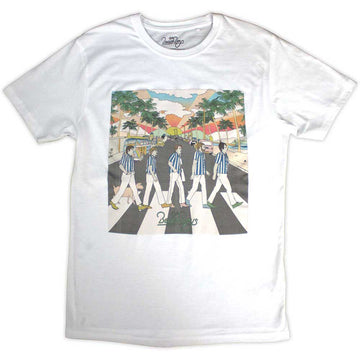 The Beach Boys Unisex T-Shirt: Pet Sounds Crossing (White)