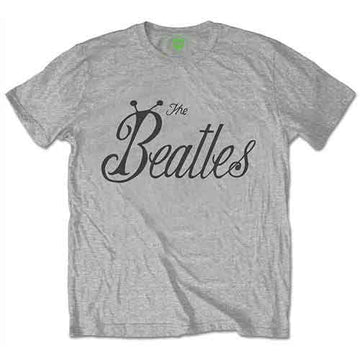 The Beatles Unisex T-Shirt: Bug Logo (Grey)