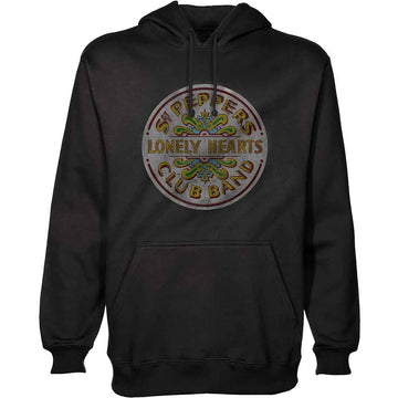 The Beatles Unisex Pullover Hoodie: Sgt Pepper (Black)