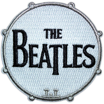 The Beatles Standard Patch: Drum Logo Large