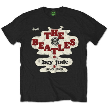 The Beatles Unisex T-Shirt: Hey Jude/Revolution (Black)