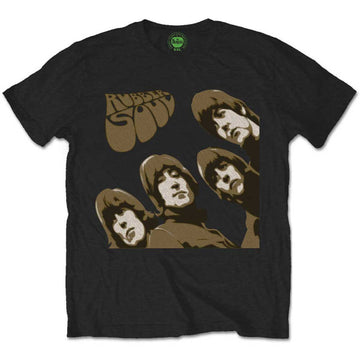 The Beatles Unisex T-Shirt: Rubber Soul Sketch (Black)