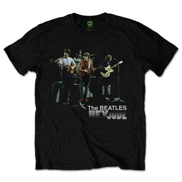 The Beatles Unisex T-Shirt: Hey Jude Version 2 (Black)