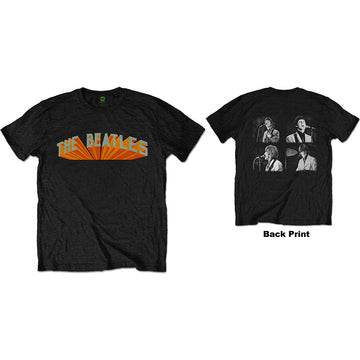 The Beatles Unisex T-Shirt: Live In Japan (Black) (Back Print)
