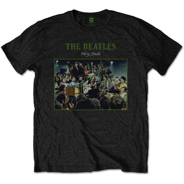The Beatles Unisex T-Shirt: Hey Jude Live (Black)