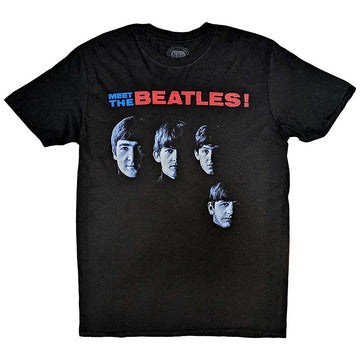 The Beatles Unisex T-Shirt: Meet The Beatles (Black)
