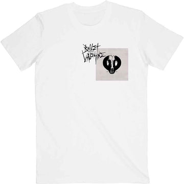 Bullet For My Valentine Unisex T-Shirt: Album Cropped & Logo - White