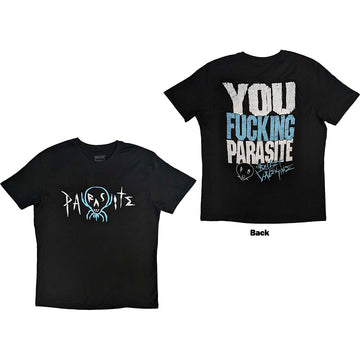 Bullet For My Valentine Unisex T-Shirt: Parasite (Black) (Back Print)