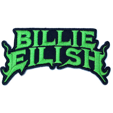 Billie Eilish Standard Patch: Flame Green (Green)