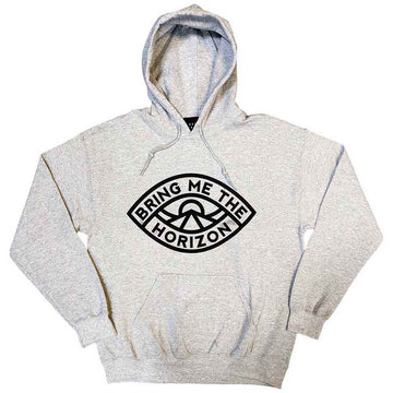 Bring Me The Horizon Unisex Pullover Hoodie: Eye (Grey)