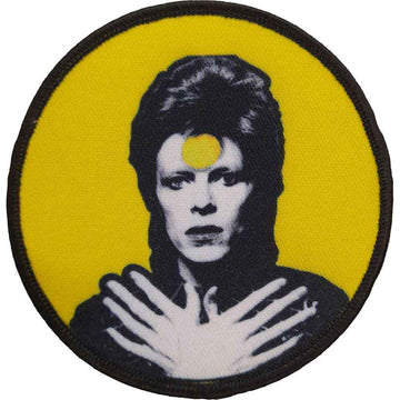 David Bowie Standard Patch: Hands Crossed