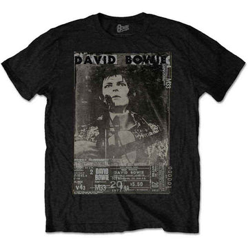 David Bowie Unisex T-Shirt: Ziggy (Black)