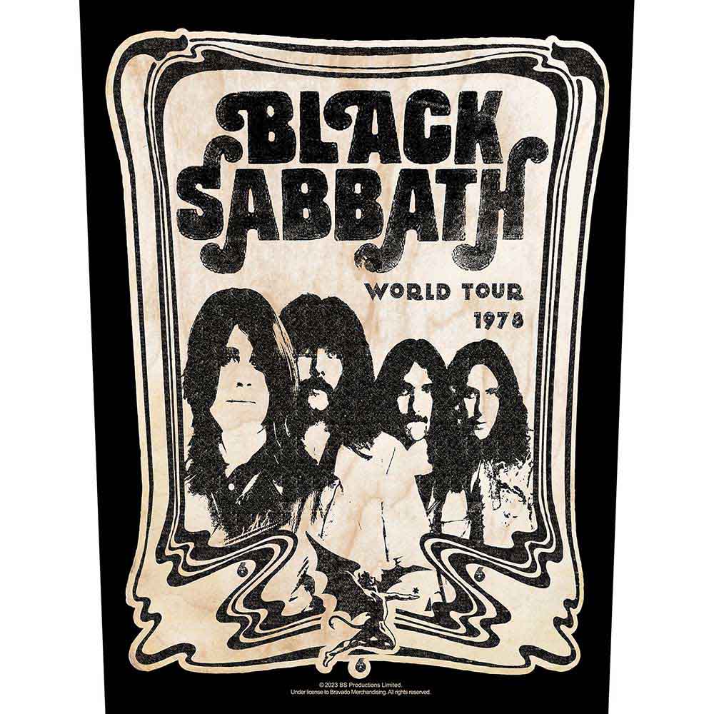 Black Sabbath Back Patch