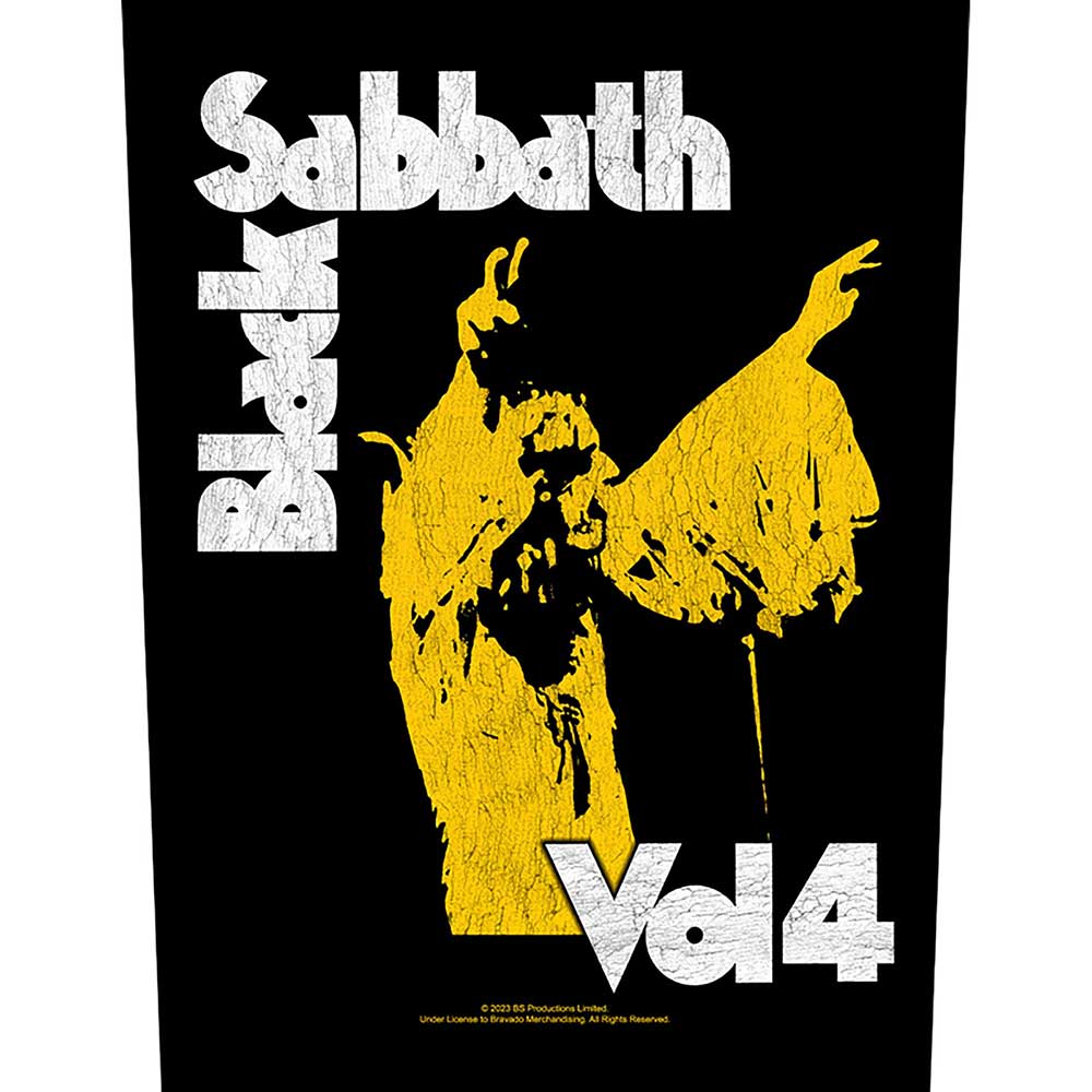 Black Sabbath Back Patch