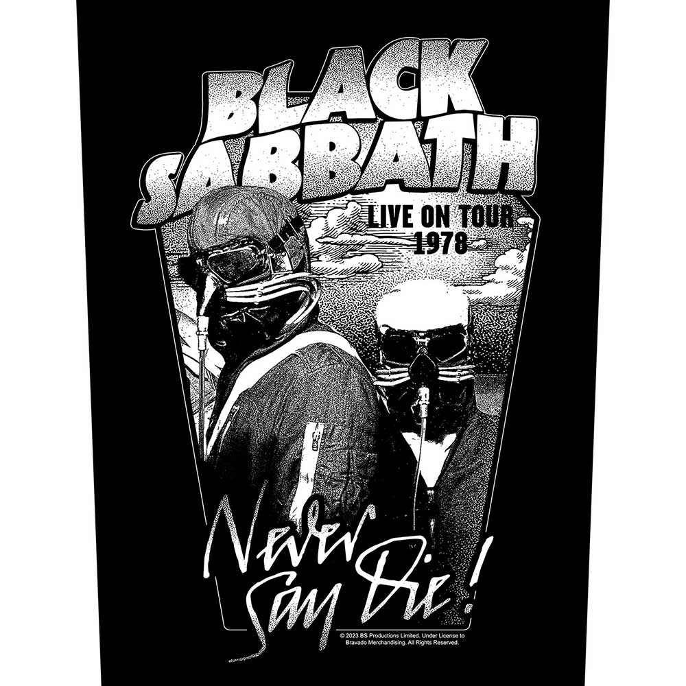Black Sabbath Back Patch