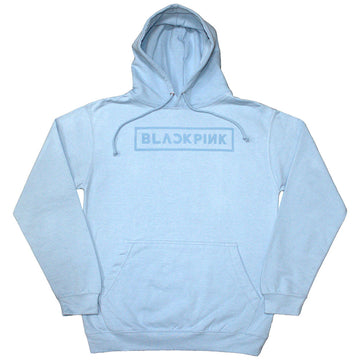 BlackPink Unisex Pullover Hoodie: Logo (Light Blue)