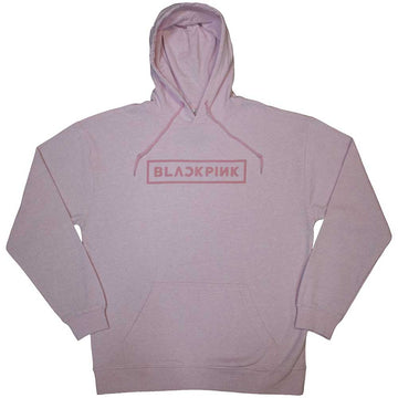 BlackPink Unisex Pullover Hoodie: Logo (Light Pink)