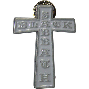 Black Sabbath Pin Badge: Cross
