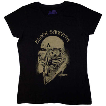 Black Sabbath Unisex T-Shirt: US Tour 1978 Avengers (Black)