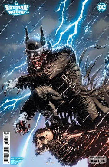 DC - Batman & Robin #8 - Jim Lee Artist Spotlight Card Stock Variant