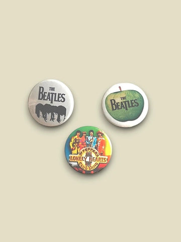 The Beatles - Set of 3 Button Badges - Badge