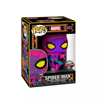 Marvel: Black Light - Spider-Man - Special Edition Bobble-Head Funko Pop! (652)