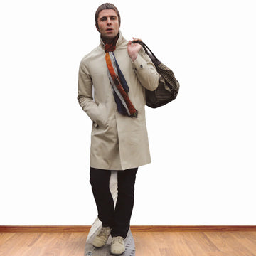 Oasis - Liam Gallagher - Lifesize Cardboard Cut Out With Mini - Height 180cm