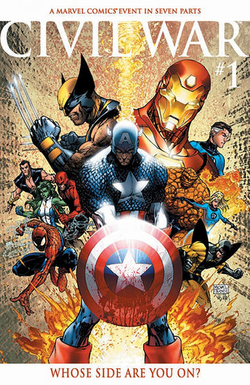 Marvel - Civil War #1 - Facsimile Edition 2025 Michael Turner Foil Variant
